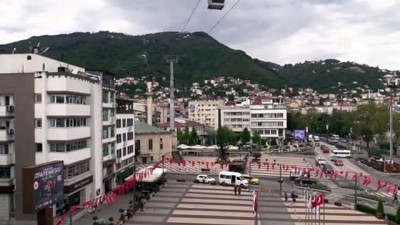 teleferik - Teleferiğe Türk ve Azerbaycan bayrakları asıldı - ORDU Videosu