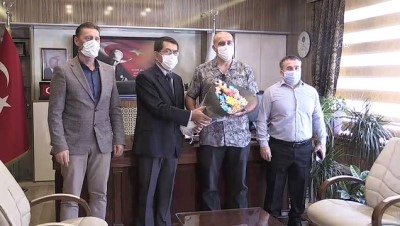 Trambolin Cimnastik Milli Takımlar Başantrenörü Abramashvili, sporcu izlemek geldi - BOLU