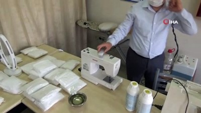 kimya -  Ultraviyole ışınları ile maskeler özel sterilize ediliyor Videosu