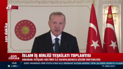 Başkan Erdoğan'dan İslam İşbirliği Teşkilatı'na video mesaj