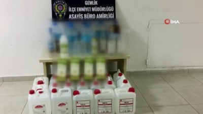kacak icki -  Bursa'da 160 litre kaçak içki ele geçirildi Videosu