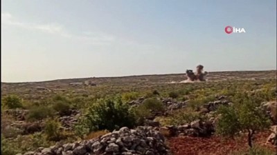 rejim -  - Rus savaş uçakları İdlib'i vurdu Videosu