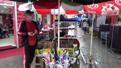 saganak yagis -  Samsun'da sağanak yağış şemsiye satışlarını arttırdı Videosu