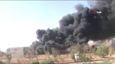 petrol rafinerisi -  - Ürdün'de petrol rafinerisinde yangın Videosu