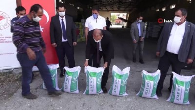 tarim arazisi -  Meraları kurtarmak için yüzde 75 hibeli yem bitkisi dağıtıldı Videosu
