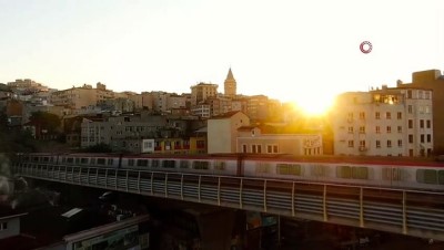 gun isigi -  Restore edilen Galata Kulesi’nde eşsiz gün doğumu Videosu