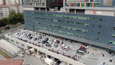 hastane bahcesi -  Bakan Koca’nın açıklamalarının ardından İstanbul’da korkutan görüntü Videosu