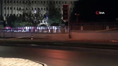 patlama ani -  Gaziantep Emniyeti önünde şüpheli paket alarmı Videosu