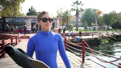 dunya rekoru - Özel - Dünya rekortmeni Şahika Ercümen Kocaeli’de balık çeşitliliğine hayran kaldı Videosu