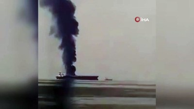 yakit tankeri -  - Rusya'ya ait petrol tankerinde patlama Videosu