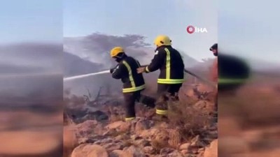  - Suudi Arabistan'da orman yangını sürüyor