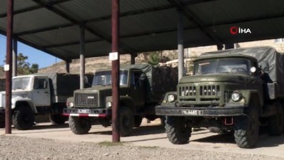 geri cekilme -  - Azerbaycan, Ermenistan ordusunun bıraktığı mühimmat ve araçların görüntülerini paylaştı Videosu