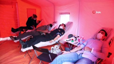 ermeni -  - Ateş savaşçıları bu sefer kan vermek için seferber oldu Videosu