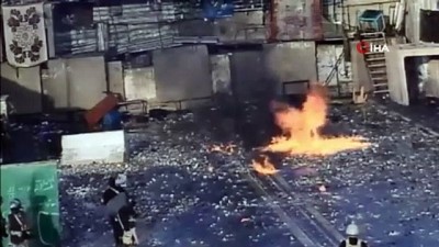 molotof kokteyli -  - Bağdat’taki protestolarda 1 kişi hayatını kaybetti Videosu