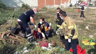 kepce operatoru -  Bursa'da akıl almaz olay... Otların arasında yatan genç toprağa gömüldü Videosu