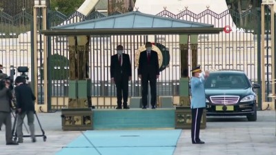  - Cumhurbaşkanı Erdoğan, Ersin Tatar’ı resmi tören ile karşıladı