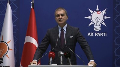  AK Parti Sözcüsü Ömer Çelik, gündeme ilişkin açıklamalarda bulundu