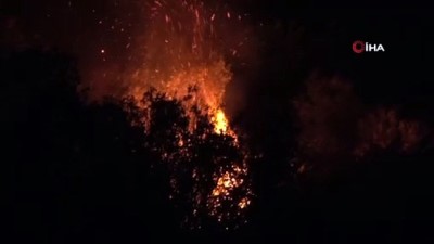  Anamur'da orman yangını devam ediyor