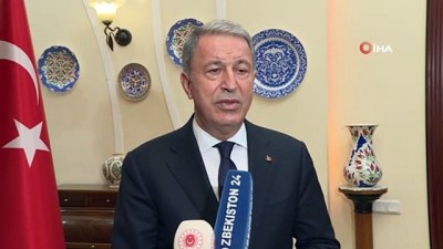  - Bakan Akar: 'Gelecek dönem için ciddi taahhütler içeren görüşmelerimiz oldu'
- Akar, Özbekistan Cumhurbaşkanı Mirziyoyev ile görüştü