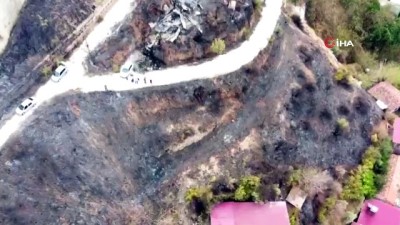  Hatay yangınında çok sayıda ev zarar gördü