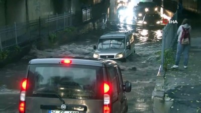  Bayrampaşa Alt Geçidini su bastı