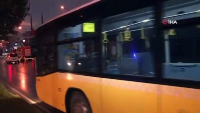 servis araci -  Gaziosmanpaşa’da servis midibüsü devrildi: 8 yaralı Videosu