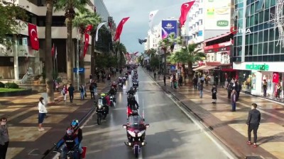 istiklal marsi -  Pamukkale’de 29 Ekim coşkusu motosiklet kortejiyle yaşandı Videosu