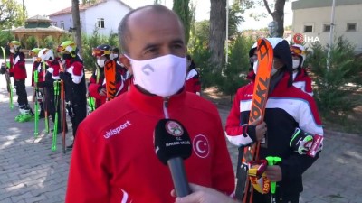 Isparta’da genç kayakçıların hayalleri gerçek oldu