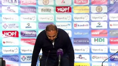 devre arasi - MKE Ankaragücü - Hes Kablo Kayserispor maçının ardından - Fuat Çapa (1) - ANKARA Videosu