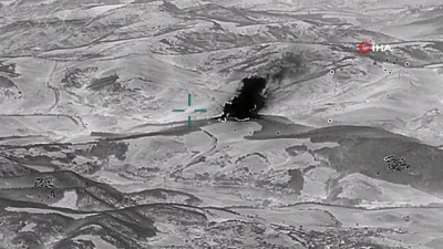 askeri muhimmat deposu -  - Ermenistan’a ait mühimmat deposu yok edildi Videosu