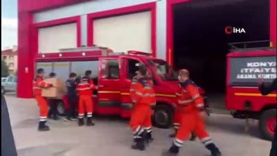  Konya'dan İzmir'e 24 kişilik yardım ekibi gönderildi