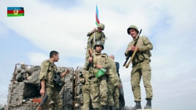 uttu - Azerbaycan'ın Milli Kahramanı İbrahimov'un şehit olduğu işgal altındaki mevziye Azerbaycan bayrağı dikildi Videosu