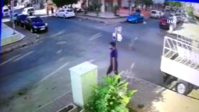  Kavşakta ikinci hız denemesi hastanede bitti, o anlar kameraya böyle yansıdı