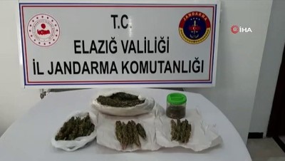 uyusturucu madde -  Elazığ’da uyuşturucu taciri yakalandı, 5 kilo esrar ele geçirildi Videosu