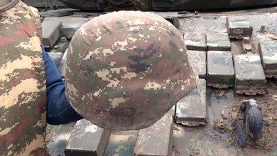 askeri arac - Ermenistan askerleri, bazı mevzilerde silahlarını ve araçlarını bırakarak kaçtı Videosu