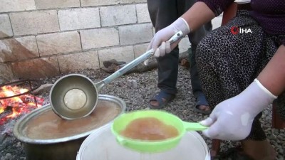 soguk alginligi -  Geleneksel yöntemlerle üzüm pestile dönüştürülüyor Videosu