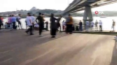 uttu -  Haliç Metro Köprüsünden tehlikeli atlayış Videosu