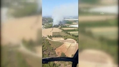 ormanli - Havadan ve karadan müdahale edilen orman yangını söndürüldü - ANTALYA Videosu