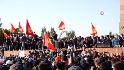 siyasi partiler -  - Kırgızistan’da protestocular seçim sonuçlarının iptalini istedi Videosu