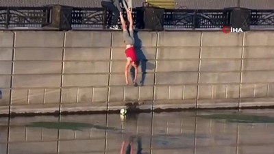 baskent -  - Rusya'da nehre düşen topu kurtarmak isteyen gençlerin operasyonu viral oldu
- Köprüden sarkıtılan genç nehre düştü Videosu