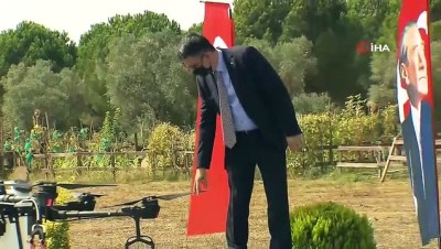 sozlesmeli -  Tarım ve Orman Bakanı Bekir Pakdemirli drone ile tarla ilaçladı Videosu