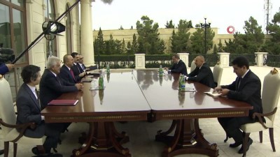 politika -  - Aliyev: '' Türkiye bölgede istikrar sağlayıcı bir rol oynuyor''
- Dışişleri Bakanı Çavuşoğlu, Azerbaycan Cumhurbaşkanı Aliyev tarafından kabul edildi Videosu