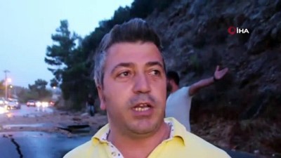 mahsur kaldi -  Bir anda patladı vatandaşlar canını zor kurtardı Videosu