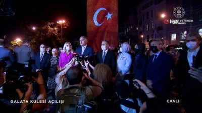 isik gosterisi -  Galata Kulesi görsel şölen ve konserlerle ziyaretçilere açıldı Videosu