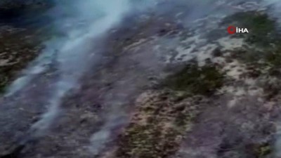 makilik alan -  Alanya'daki orman yangınında 6 hektarlık alan zarar gördü Videosu