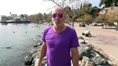 sonbahar -  Ekim ayında temmuz sıcağını gören denize akın etti Videosu