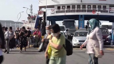feribot iskelesi -  Her gün binlerce yolcu taşıyan gemilerin mürettebatları korona çıktı Videosu