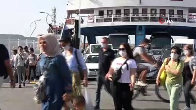 feribot iskelesi -  Her gün binlerce yolcu taşıyan gemilerin mürettebatları korona çıktı Videosu