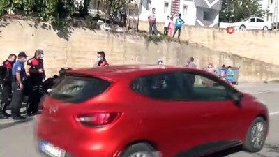  Sinop’ta yüksekten düşen inek saatlerce kurtarılmayı bekledi