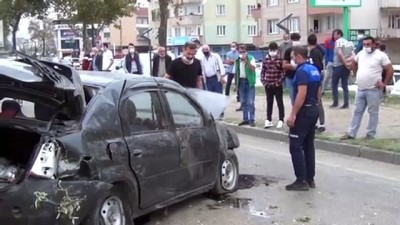  Öndeki Tırı solmak isterken ölümden döndüler